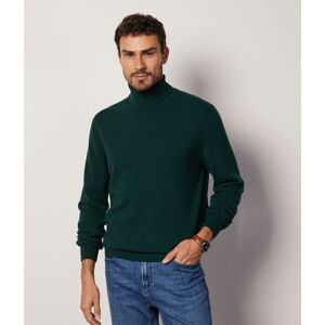 Falconeri Rollkragenpullover aus Kaschmir Ultrasoft Mann Verde Bosco Größe 46