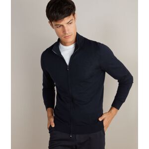 Falconeri Cardigan mit Reißverschluss aus Kaschmir Ultrafine Mann Marineblau Größe 56