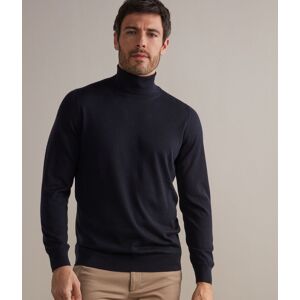 Falconeri Rollkragenpullover aus Kaschmir Ultrafine Mann Marineblau Größe 50