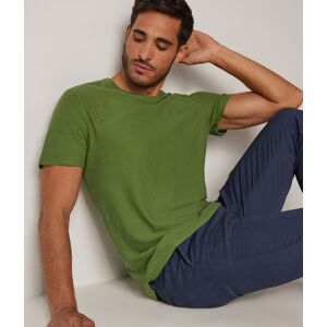 Falconeri T-Shirt aus Twist-Baumwolle Mann Avocado Stückgefärbt Größe 58