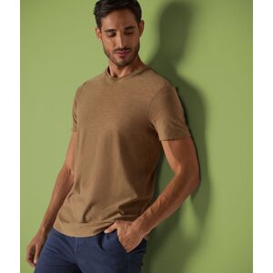 Falconeri T-Shirt aus Twist-Baumwolle Mann Jute Stückgefärbt Größe 46