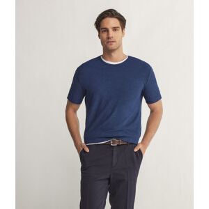 Falconeri T-Shirt aus Twist-Baumwolle Mann Druckfarbe Stückgefärbt Größe 54