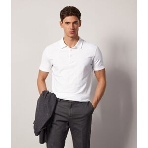 Falconeri Poloshirt aus Twist-Baumwolle Mann Weiß Größe 58