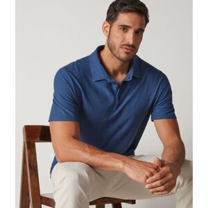 Falconeri Poloshirt aus Twist-Baumwolle Mann Irisblau Stückgefärbt Größe 56