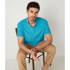 Falconeri Poloshirt aus Twist-Baumwolle Mann Acqua Stückgefärbt Größe 50