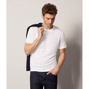Falconeri Leinen-T-Shirt Mann Weiß Größe 50