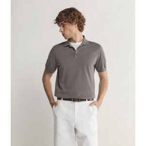 Falconeri Poloshirt mit kurzen Ärmeln aus Baumwolle Fresh Mann Fango Größe 46