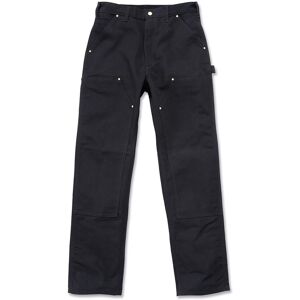 Carhartt Firm Duck Double-Front Work Dungaree Hose 32 Schwarz