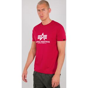 Alpha Industries Basic T-Shirt S Rot