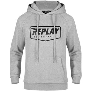 Replay Logo Hoodie XL Grau