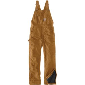 Carhartt Firm Duck Insulated Latzhose XL Braun