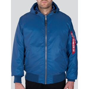 Alpha Industries MA-1 Hooded Reflective Jacke XL Blau