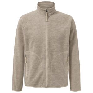 Tchibo - Fleecejacke - Taupe/Meliert - Gr.: 60/62 Polyester  60/62