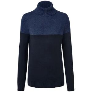 Tchibo - Rollkragen-Pullover - Blau/Meliert - Gr.: L Polyester  L male