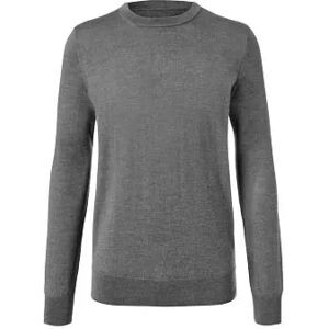 Tchibo - Merino-Pullover - Hellgrau/Meliert - Gr.: 58 Merino  58 male