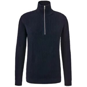 Tchibo - Troyer-Pullover - Blau - Gr.: M Baumwolle  M male