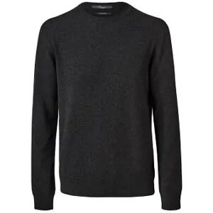 Tchibo - Cashmere-Pullover mit Rundhalsausschnitt - Anthrazit/Meliert - Gr.: 50 Kaschmir  50 male