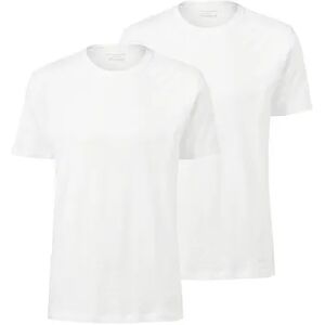 Tchibo - 2 T-Shirts mit Rundhalsausschnitt - Weiss - 100% Baumwolle - Gr.: XL Baumwolle 2x XL male