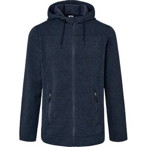 Tchibo - Strickfleece-Jacke - Blau/Meliert - Gr.: S Polyester Blau S