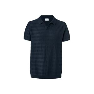 Tchibo - Leinen-Poloshirt - Dunkelblau - Gr.: S Baumwolle Navy S male