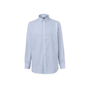 Tchibo - Hemd mit Button-down-Kragen - Weiss/Gestreift - 100% Baumwolle - Gr.: 39/40 Baumwolle  39/40 male