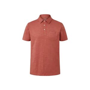 Tchibo - Jersey-Poloshirt - Terrakottafarben - 100% Baumwolle - Gr.: L Baumwolle  L male