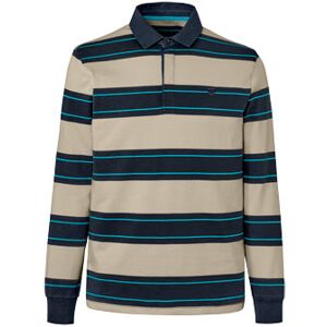 Tchibo - Langarm-Poloshirt - Braun/Gestreift - 100% Baumwolle - Gr.: 4XL Baumwolle  4XL male