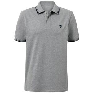 Tchibo - Piqué-Poloshirt - Grau/Meliert - Gr.: L Baumwolle Grau L male