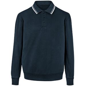 Tchibo - Sweatshirt mit Polokragen - Dunkelblau - 100% Baumwolle - Gr.: L Baumwolle Navy L male