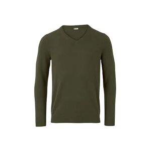 Tchibo - Cashmere-Pullover mit V-Ausschnitt - Olivgrün - Gr.: XXL Kaschmir  XXL male