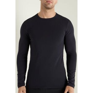 Tezenis Langarm-Shirt Rundhals Thermobaumwolle Mann Blau Größe S