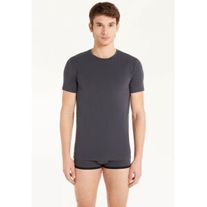 Tezenis T-Shirt aus elastischer Baumwolle Mann Dunkelgrau Größe S