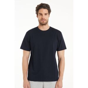 Tezenis T-Shirt aus 100 % Baumwolle mit Rundhalsausschnitt Mann Blau Größe XXL