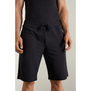 Tezenis Shorts aus Baumwollpikee Mann Schwarz Größe L