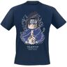 Naruto - Anime T-Shirt - Sasuke - S - für Herren - navy