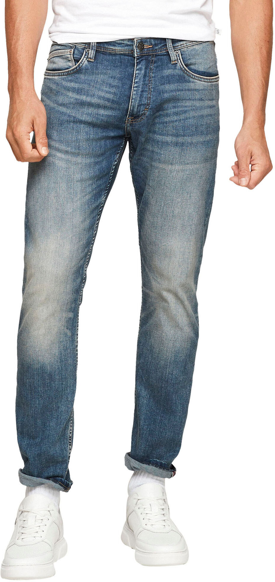 s.Oliver 5-Pocket-Jeans, mit leichten Abriebeffekten blau  30 31 32 33 34 36 38 40