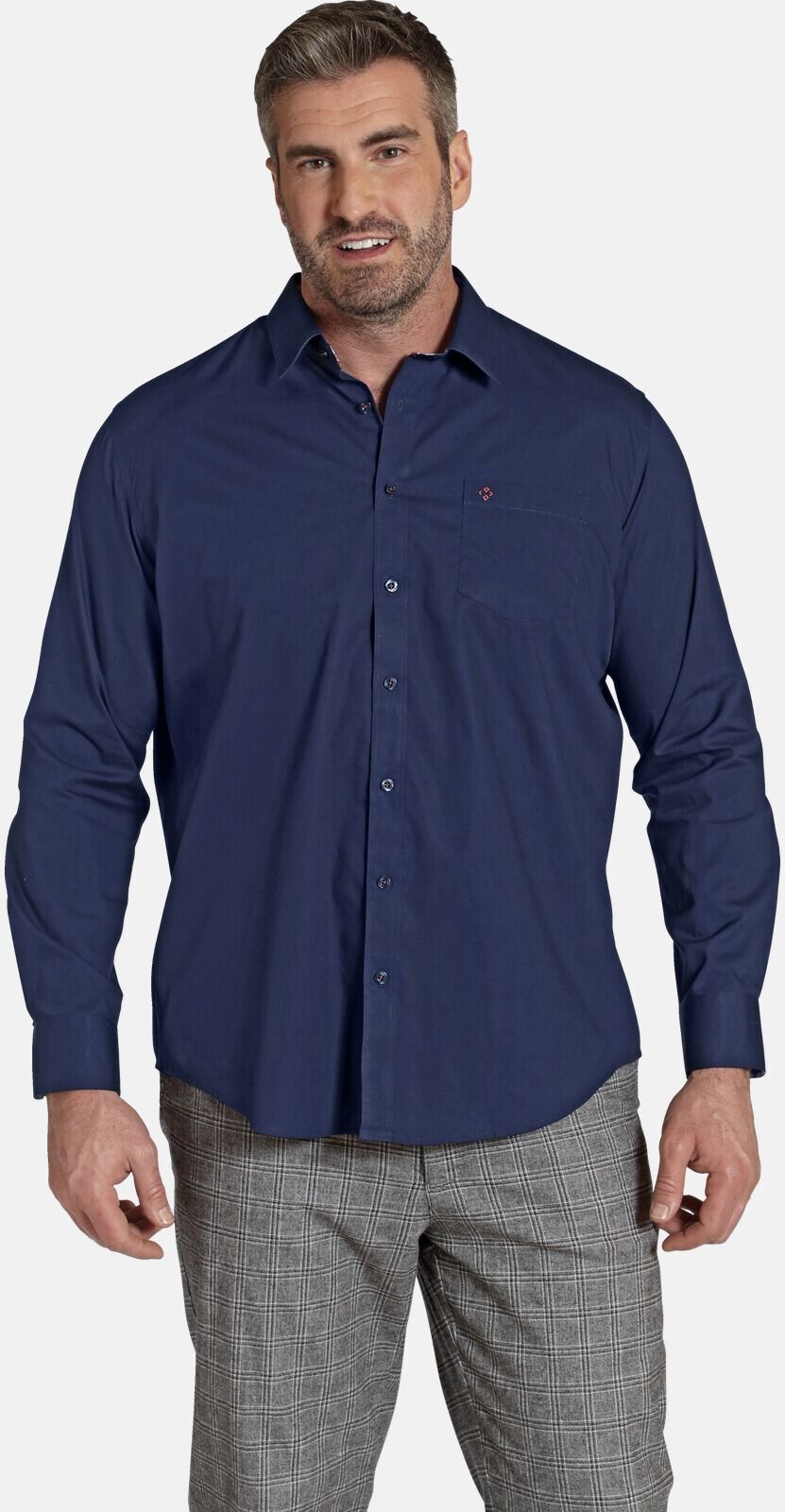 Charles Colby Langarmhemd »DUKE BIRDSTON«, (2er-Pack), +Fit Kollektion... blau  41/42 (L) 43/44 (XL) 45/46 (XXL) 47/48 (3XL) 49/50 (4XL) 51/52 (5XL) 53/54 (6XL) 55/56 (7XL)