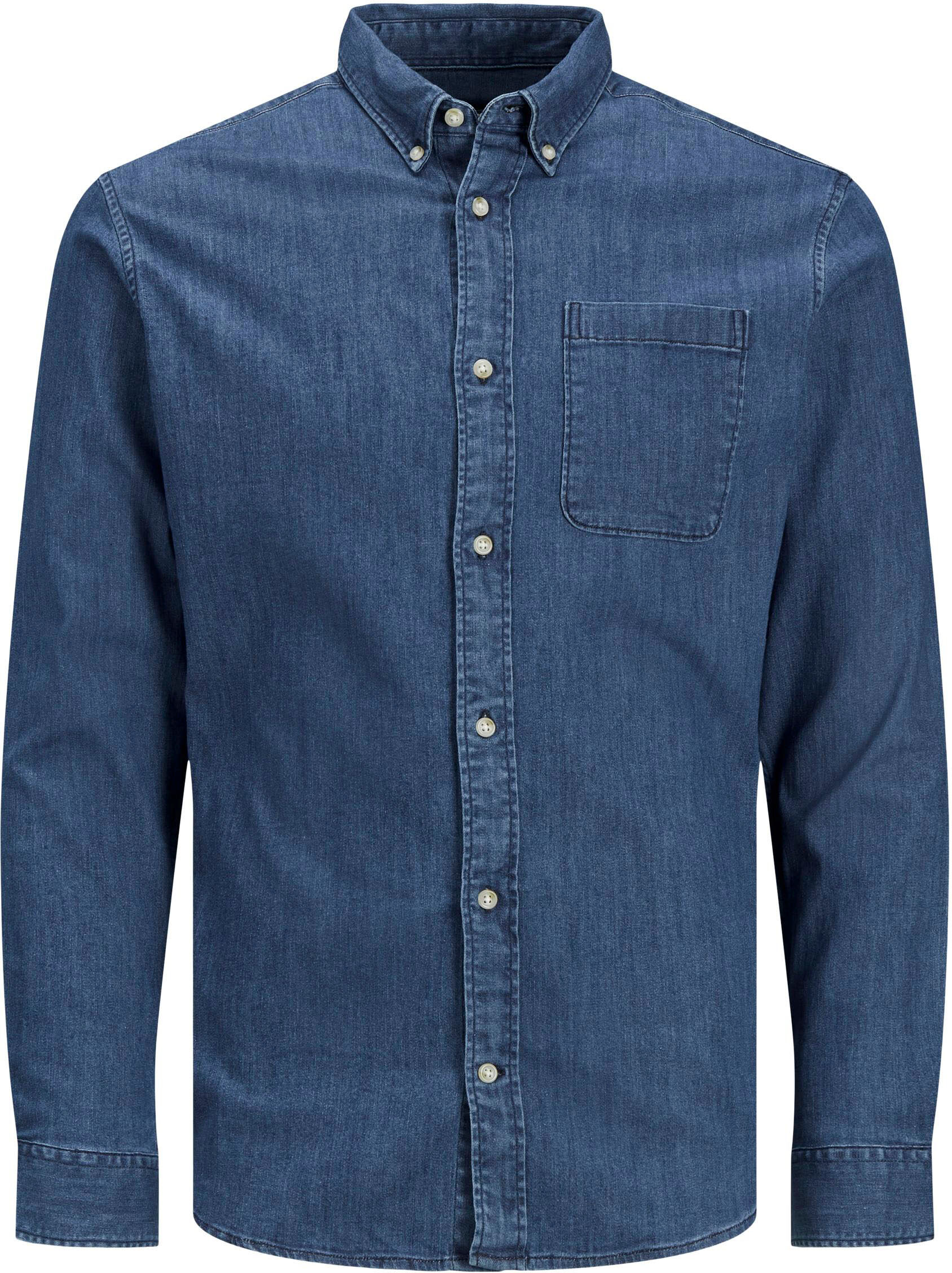 Jack & Jones Langarmhemd »PERFECT DENIM SHIRT« blau  L (52) M (48/50) S (44/46) XL (54) XS (42) XXL (56)