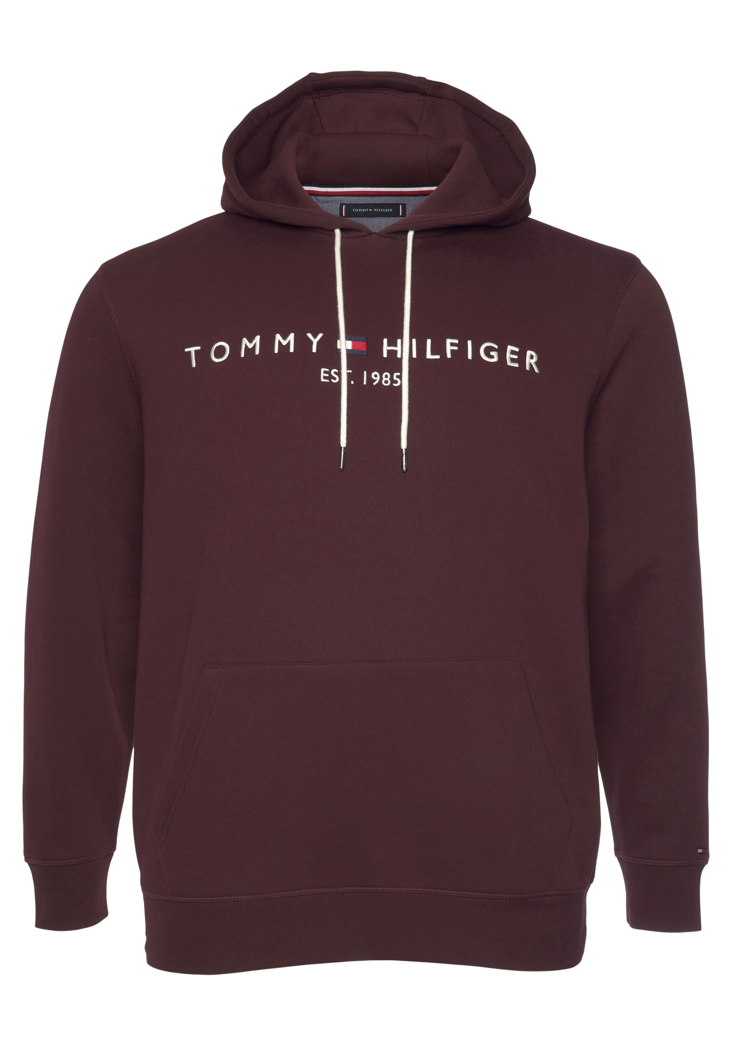 Tommy Hilfiger Big & Tall Kapuzensweatshirt »BT-TOMMY LOGO HOODY« rot  4XL (68/70) 5XL (72/74) XXL (60/62) XXXL (64/66)