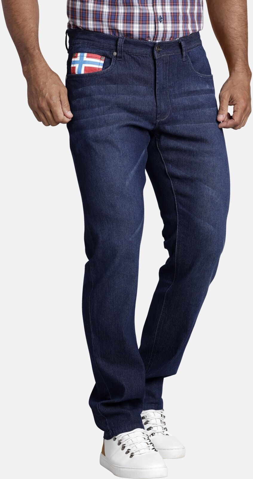 Jan Vanderstorm 5-Pocket-Jeans »LANNIE«, +Fit Kollektion, Comfort Fit blau  27 (W38/L32) 28 (W40/L32) 29 (W42/L32) 30 (W44/L32) 31 (W46/L32) 32 (W48/L32) 33 (W50/L32) 34 (W52/L32) 35 (W54/L32) 36 (W56/L32) 37 (W58/L32) 54 (W38/L34) 56 (W40/L34) 58 (W42/L34) 60 (W44/L34) 62 (W46/L34) 64 (W48/L34) 66 (W50/L34) 68 (W52/L34) 70 (W54/L34) 72 (W56/L34) 74 (W58/L34)