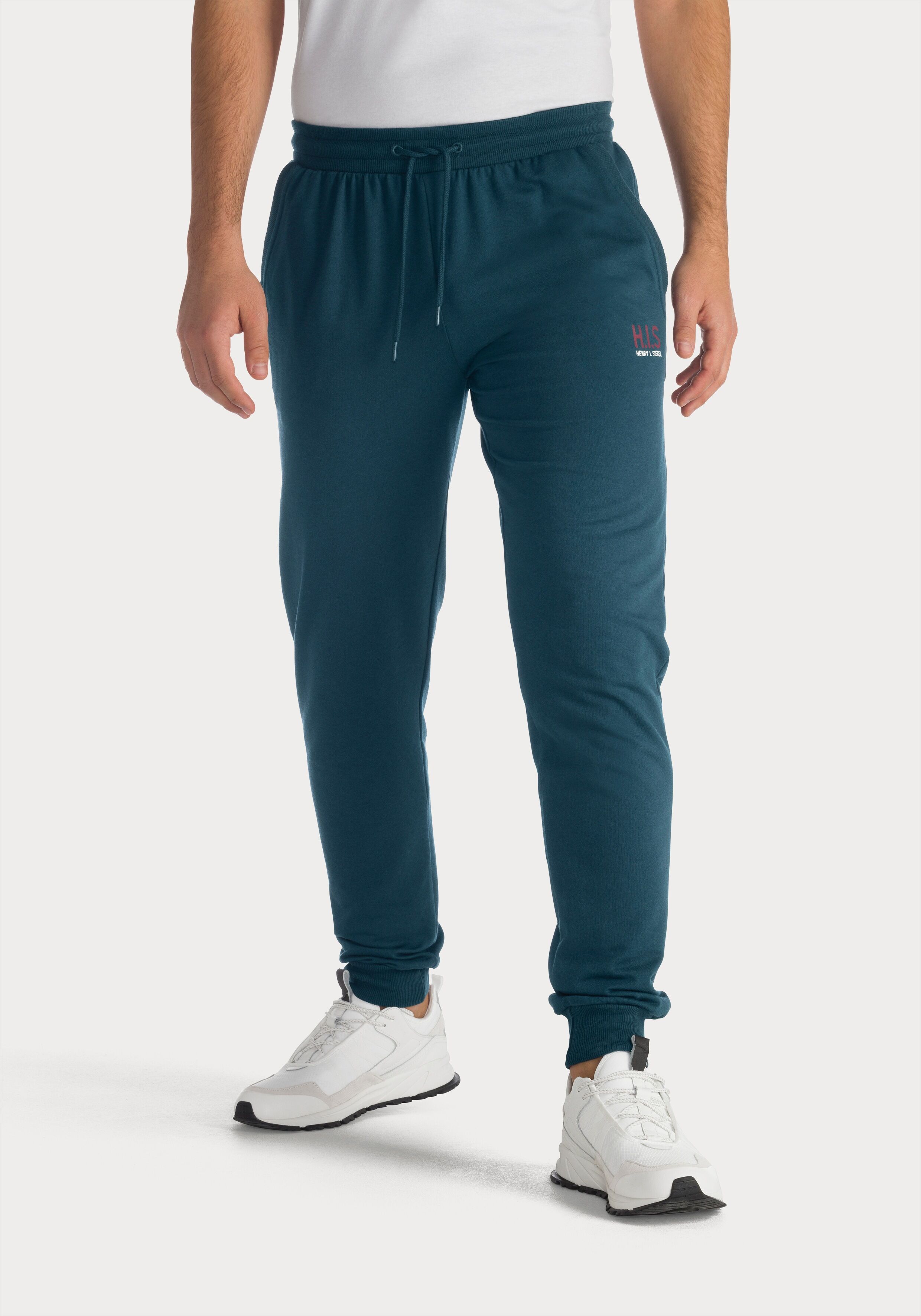 H.I.S Sweathose, mit kleinem Logodruck blau  44/46 (S) 48/50 (M) 52/54 (L) 56/58 (XL) 60/62 (XXL)