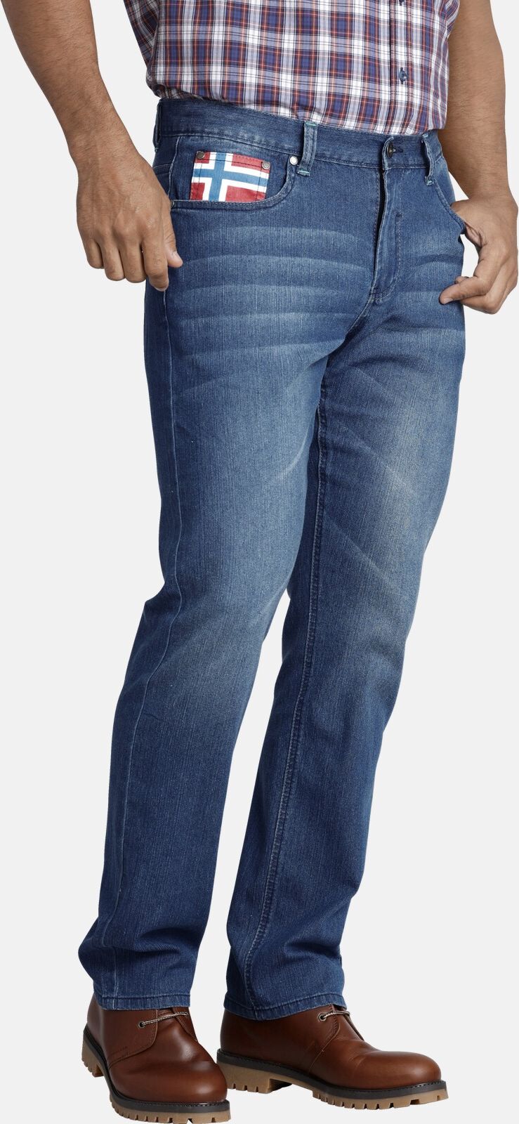 Jan Vanderstorm 5-Pocket-Jeans »SWINDBERT«, +Fit Kollektion, Comfort Fit blau  27 (W38/L32) 28 (W40/L32) 29 (W42/L32) 30 (W44/L32) 31 (W46/L32) 32 (W48/L32) 33 (W50/L32) 34 (W52/L32) 35 (W54/L32) 36 (W56/L32) 37 (W58/L32) 54 (W38/L34) 56 (W40/L34) 58 (W42/L34) 60 (W44/L34) 62 (W46/L34) 64 (W48/L34) 66 (W50/L34) 68 (W52/L34) 70 (W54/L34) 72 (W56/L34) 74 (W58/L34)