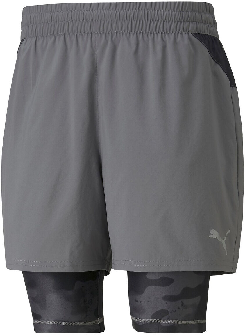 Puma 2-in-1-Laufshorts GRAU