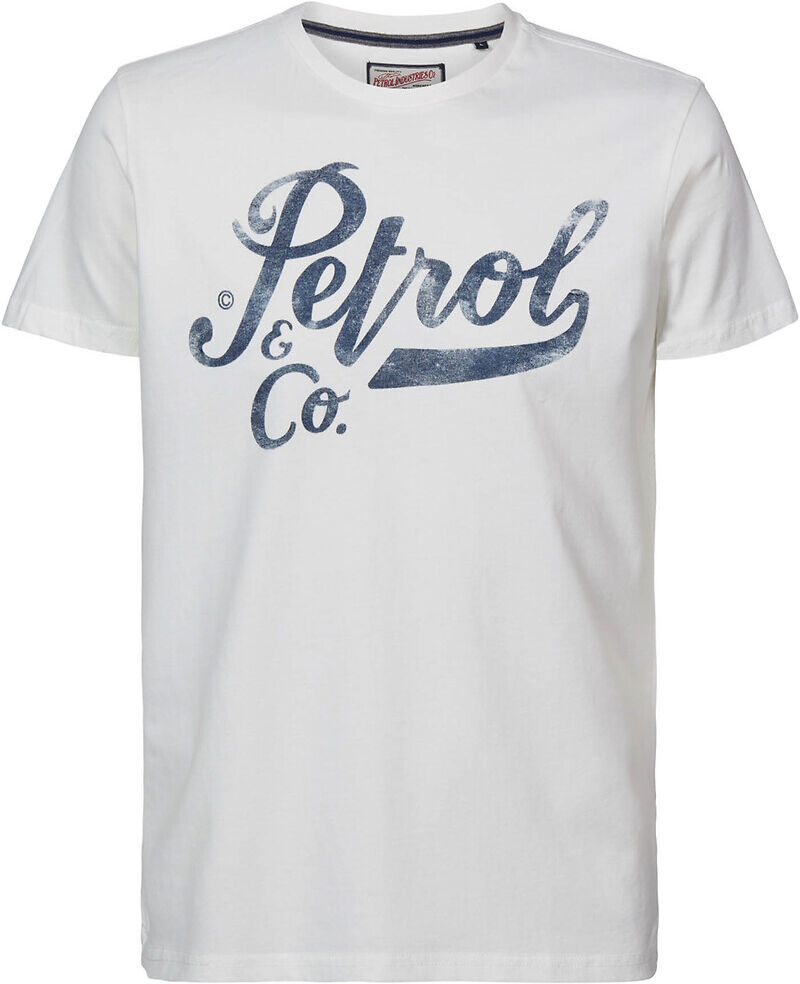 PETROL INDUSTRIES T-Shirt TSR6020, runder Ausschnitt BLAU;WEISS