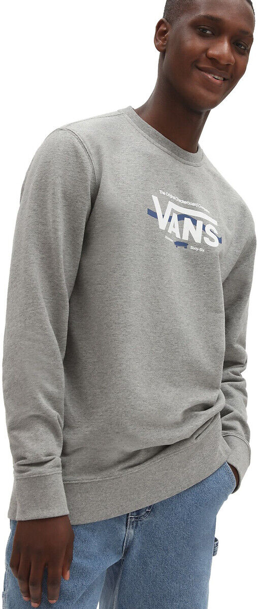 VANS Sweatshirt Hi Grade, runder Ausschnitt BLAU;GRAU