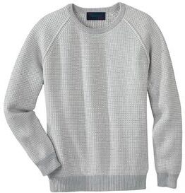 Carbery Patentstrick-Pullover, 48 - Grau/Weiss