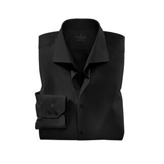 van Laack Premium-Hemd Royal Tailor Fit oder Slim Fit, Slim Fit, Sportmanschette, 67 cm Ärmellänge - 38 cm - Schwarz