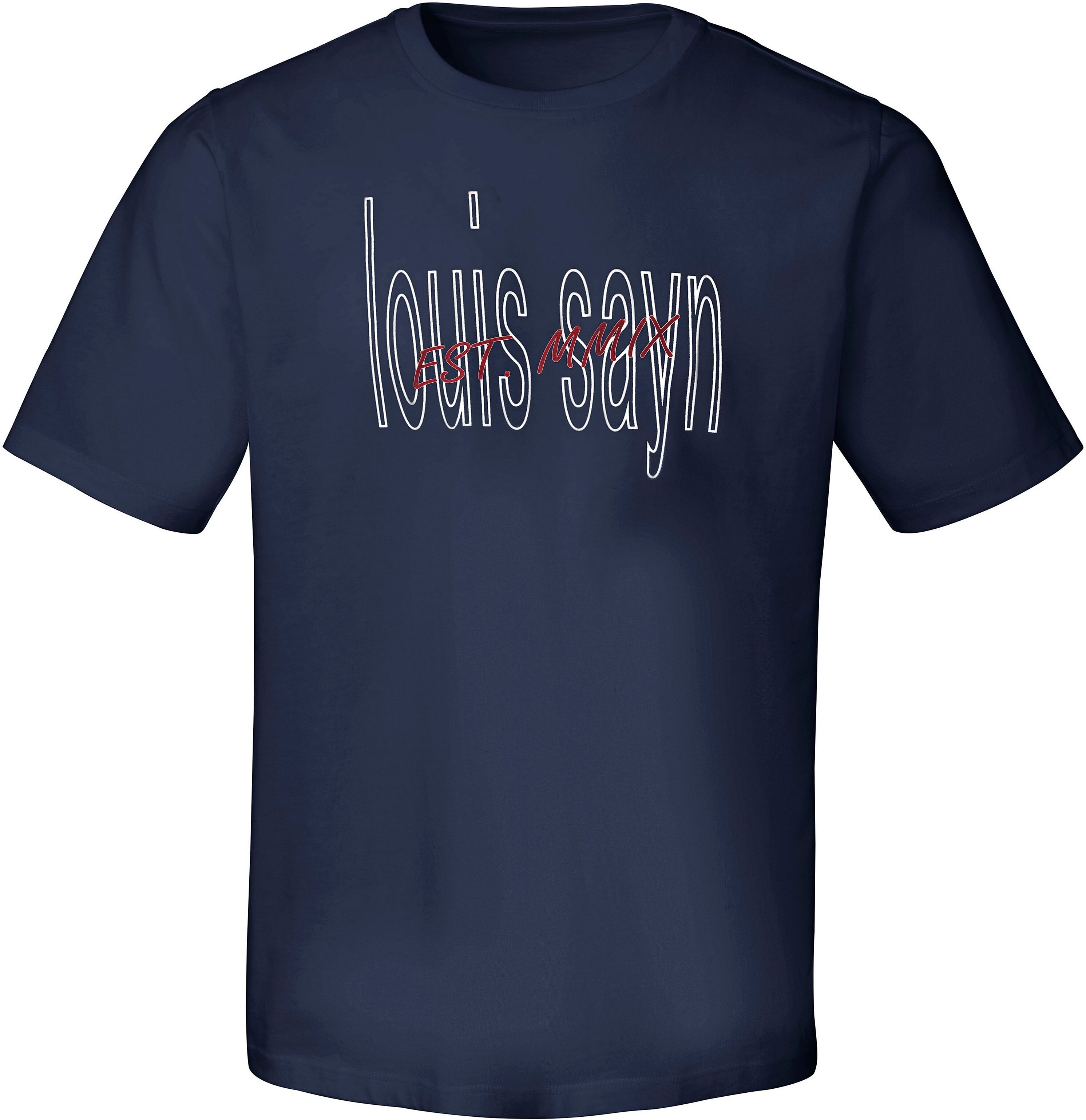 Louis Sayn Rundhals-Shirt Louis Sayn blau Herren 54