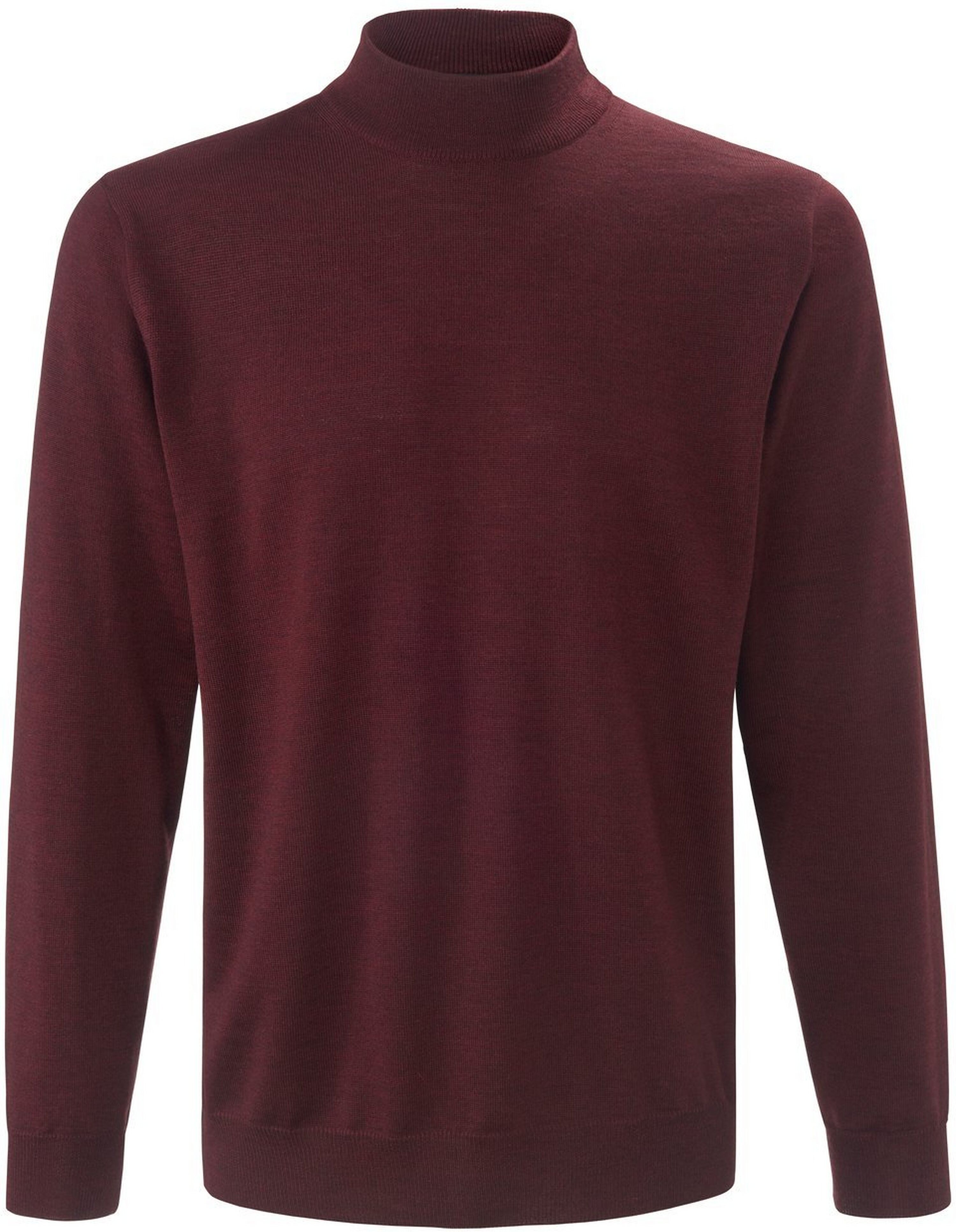 Peter Hahn Pullover Stehbundkragen Peter Hahn rot Herren 56