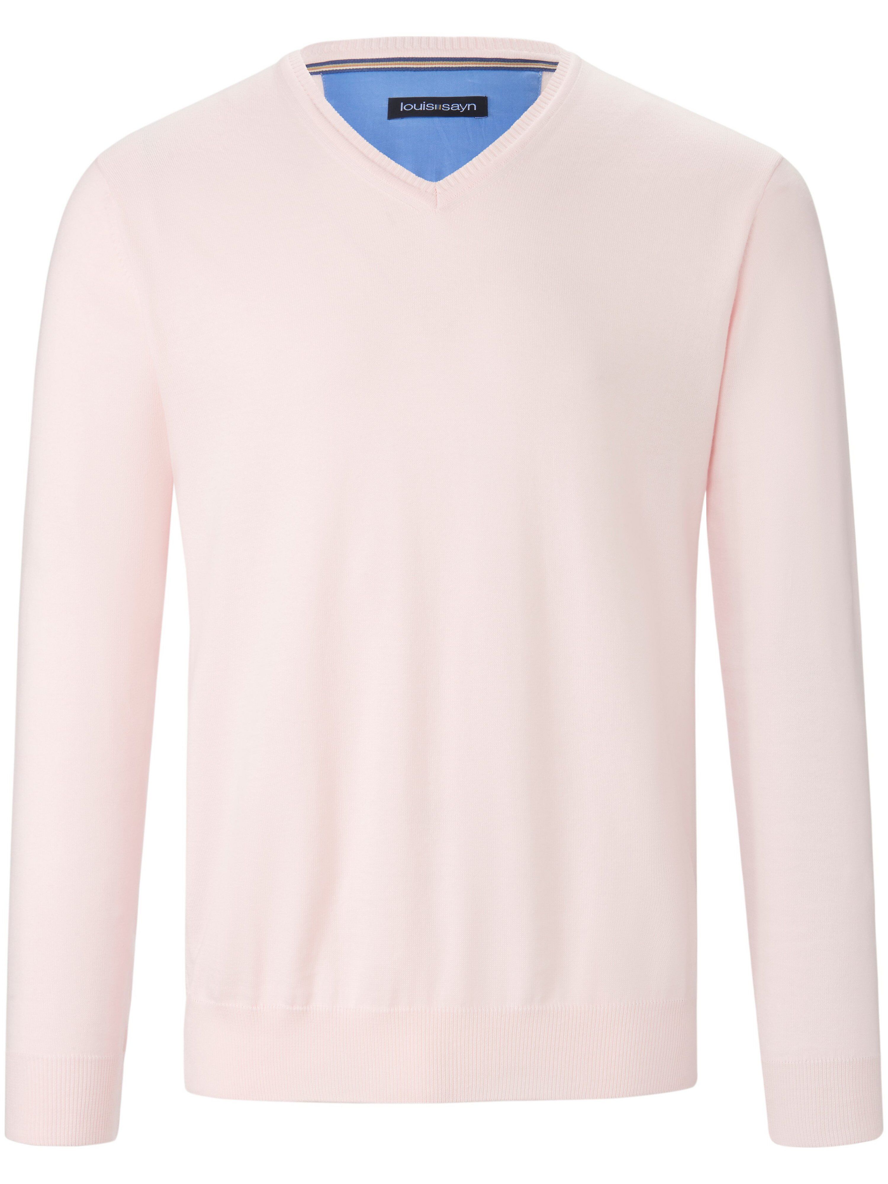 Louis Sayn V-Pullover aus 100% Baumwolle Pima Cotton Louis Sayn rosé Herren 58